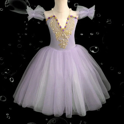 Girl Ballet Dress Tutu Outfit Vestidos Princess Dance Costumes Kids Clothes Summer Girls Dresses Ballet Leotards Children's Day