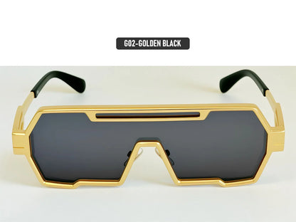 Square Steampunk Sunglasses Women 2026 One Pieces UV400 Protection Sunglass Men Brand Design Fashion Glasses Gafas De Sol Hombre