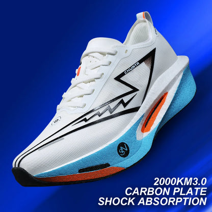 Men Running Shoes Carbon Board Marathon Speciality Sports Breathable Lightweight Women's Comfortable Athletic Sneakers