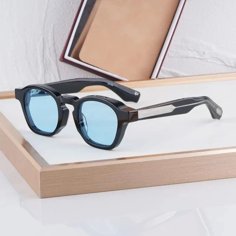 Ins Handmade Sunglasses 10th Anniversary Limited Edition Acetate Brand Classical Design Men Women Prescription Glasses with Case