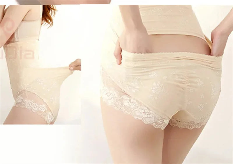 Lace Body Shaper Panties Shapewear Underwear High Waist Tummy Control Body Shaper Underwear Panties Slimming Waist