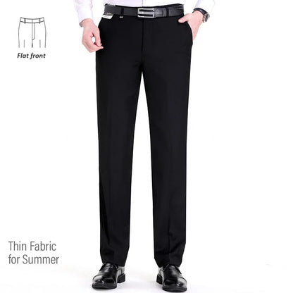 Top-Quality Men's Woolen Trousers - Traf Suit Pants,Business Formal,Trousers for Men, Man Pants, Naples Wool Dress Pants for Men