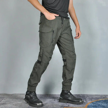 Motorcycle Riding Jeans Pants Waterproof reflective Soft Casual Inset Gear Wear-resistant Protective Layer On Hips And Knees