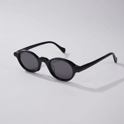Fashion Top Quality Acetate Small Round Man Sunglasses Tourism Driving UV400 Protection Women Custom Prescription Sun Glasses
