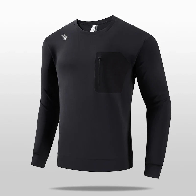 Men's High-Quality Outdoor Sports Long-Sleeved T-Shirt Autumn Winter Spring Leisure Running Leisure Tops