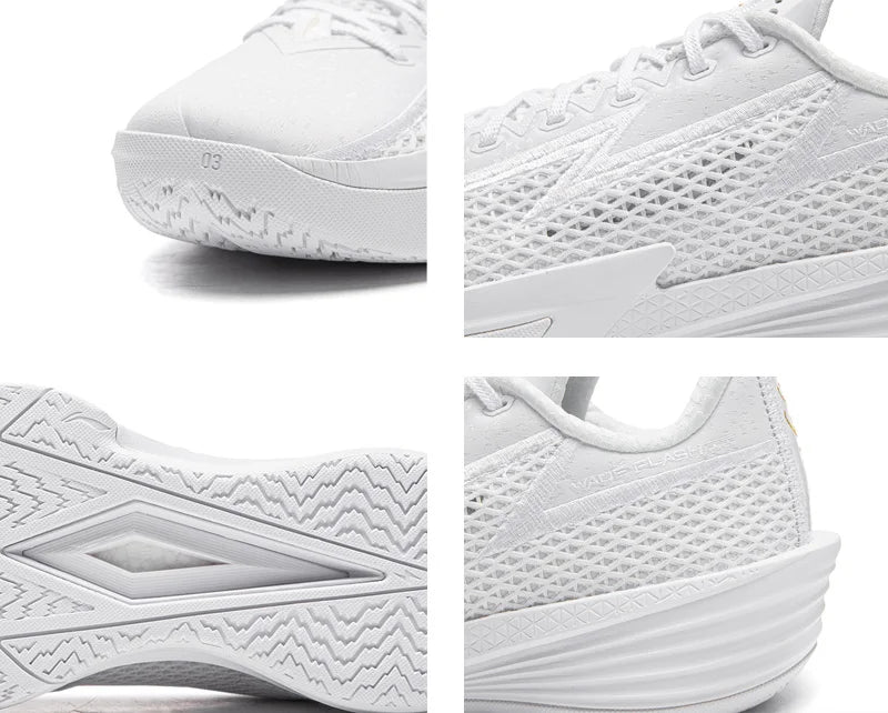Men's WADE FLASH 2 On Court Basketball Shoes BOOM Cushioning Breathable LiNing Stable Sneaker ABPV013