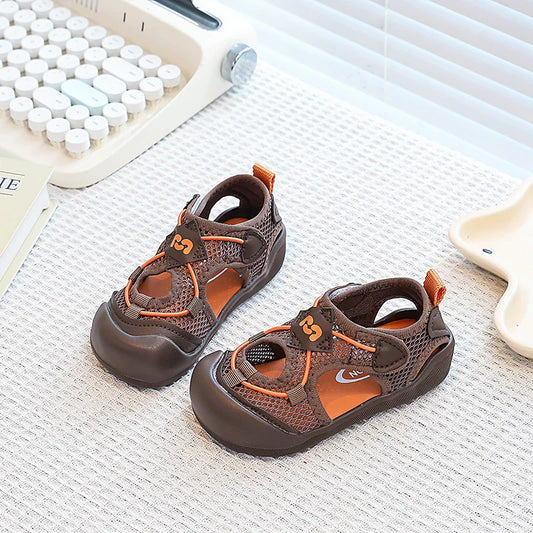 Boys Girls Recycled Adventure Sandals 2026 New Summer Kids Sporty Sandals Non-slip Versatile Chic Outdoor Barefoot Hiking Shoes