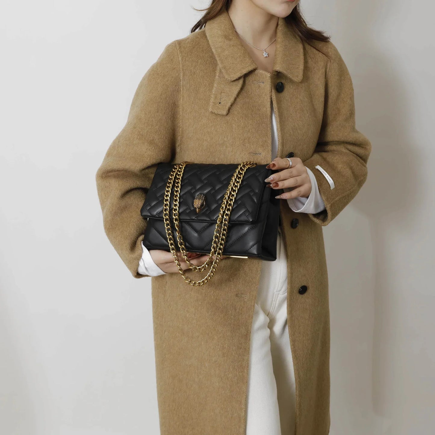 2026 New Women's Bag, Textured Rhombus Embroidery Chain, Versatile Single Shoulder Hot Selling Crossbody