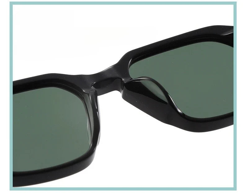 Fashion New Square Polarized Men Sunglasses High-end Acetate Women Outdoor Driving UV400 Sun Glasses Support Prescription Lenses