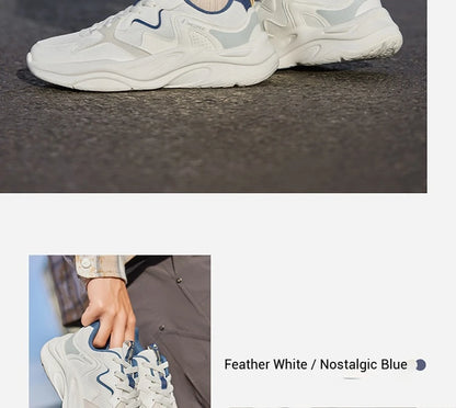 Men's Casual Shoes Retro Soft Versatile Breathable Vintage Mesh Leisure Grippy Lightweight Male Sneakers 672536776