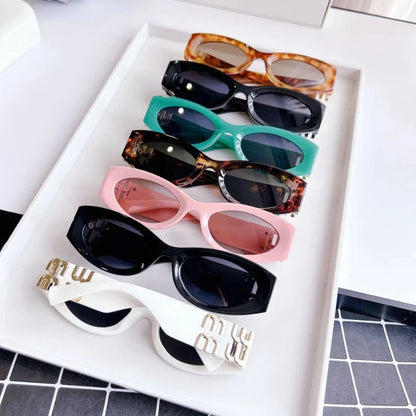 New Cat Eye Retro Fashion Sunglasses for Women Ins UV400 Vintage  UV400 Sun Glasses Gafas De Sol Vintage Sunglass Para Mujer