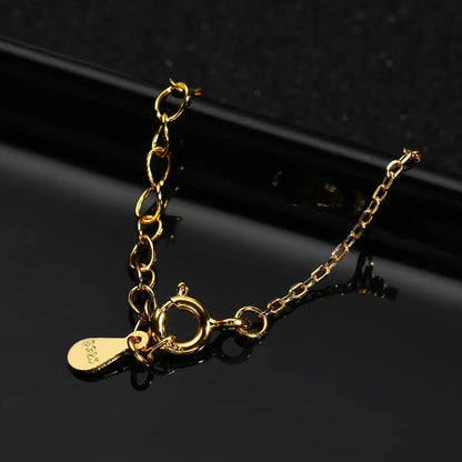 D VVS1 Moissanite Pendant Necklaces for Women Trendy Party Jewelry GRA Certified 925 Sliver Plated Yellow Gold Necklace