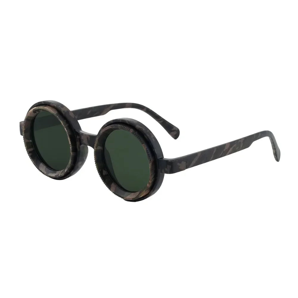 Fashion ND2-400 Adjustable Dimming Glasses 9 Level ND Filter Polarized Sunglasses UV400 Round Fishing Sunglasses Driving