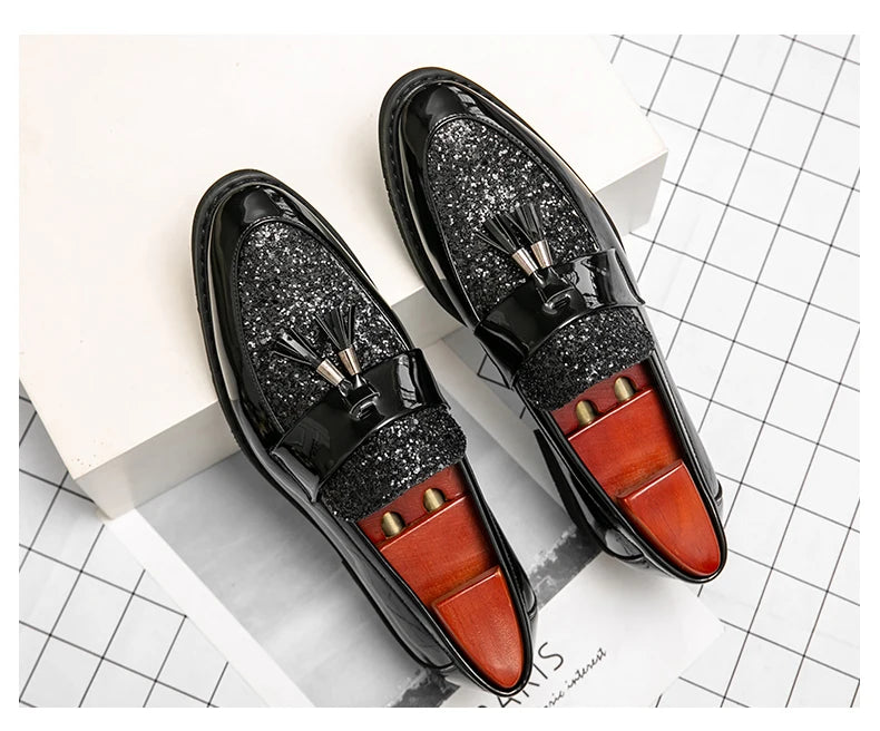 Classic men dress shoes lace up shoes for men plus size point toe business casual comfortable men formal shoes for weddin