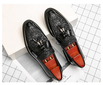 Classic men dress shoes lace up shoes for men plus size point toe business casual comfortable men formal shoes for weddin