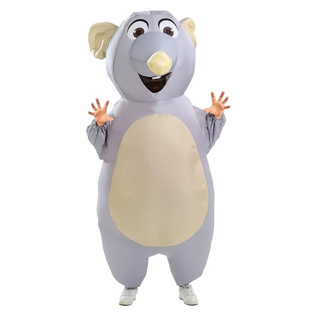 Adult Standing mouse Inflatable Costumes Christmas Anime Cosplay Costume Cute Mouse Mascot Fancy Party Role Play Disfraz