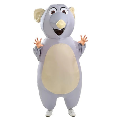 Adult Standing mouse Inflatable Costumes Christmas Anime Cosplay Costume Cute Mouse Mascot Fancy Party Role Play Disfraz