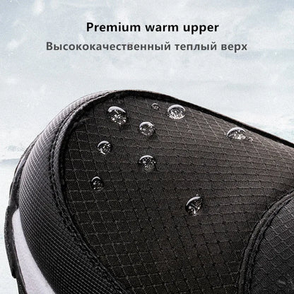 Brand Men Boots Winter Waterproof Snow Boots Unisex High Top Keep Warm Plus Outdoor Ankle Boots Male Cotton Casual Sneakers