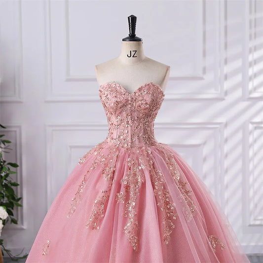 15 Quinceanera Dresses Ball Gown Strapless Party Dresses Sweet Ball Gown Customized 15 Year Old Dress Plus Size
