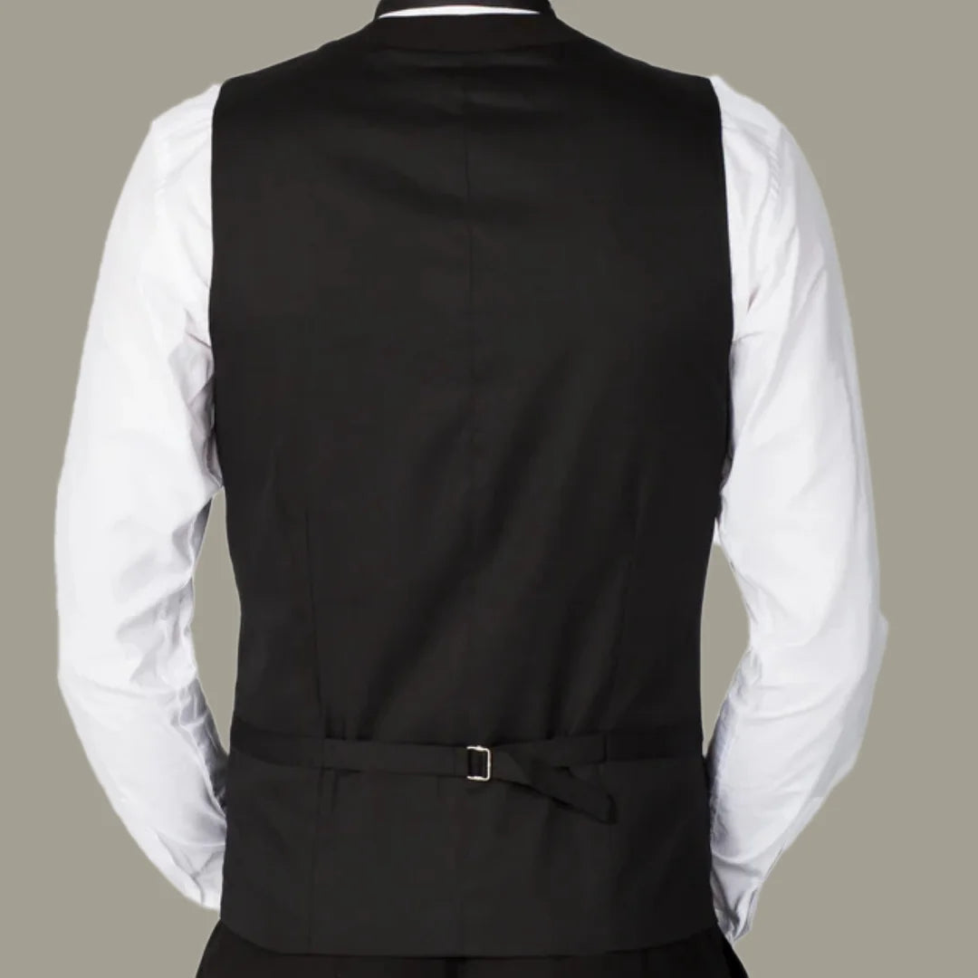 Men Vest White Solid With Lapel Double Button Waistcoat For Wedding Party Banquet Business Work Daily Casual Men Suit Vest