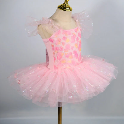 Fashion Performance Princess Dress Girls Clothes Summer Baby Ballet Leotard Vestidos Tutu Children's Ballet Skirt Dance Costume