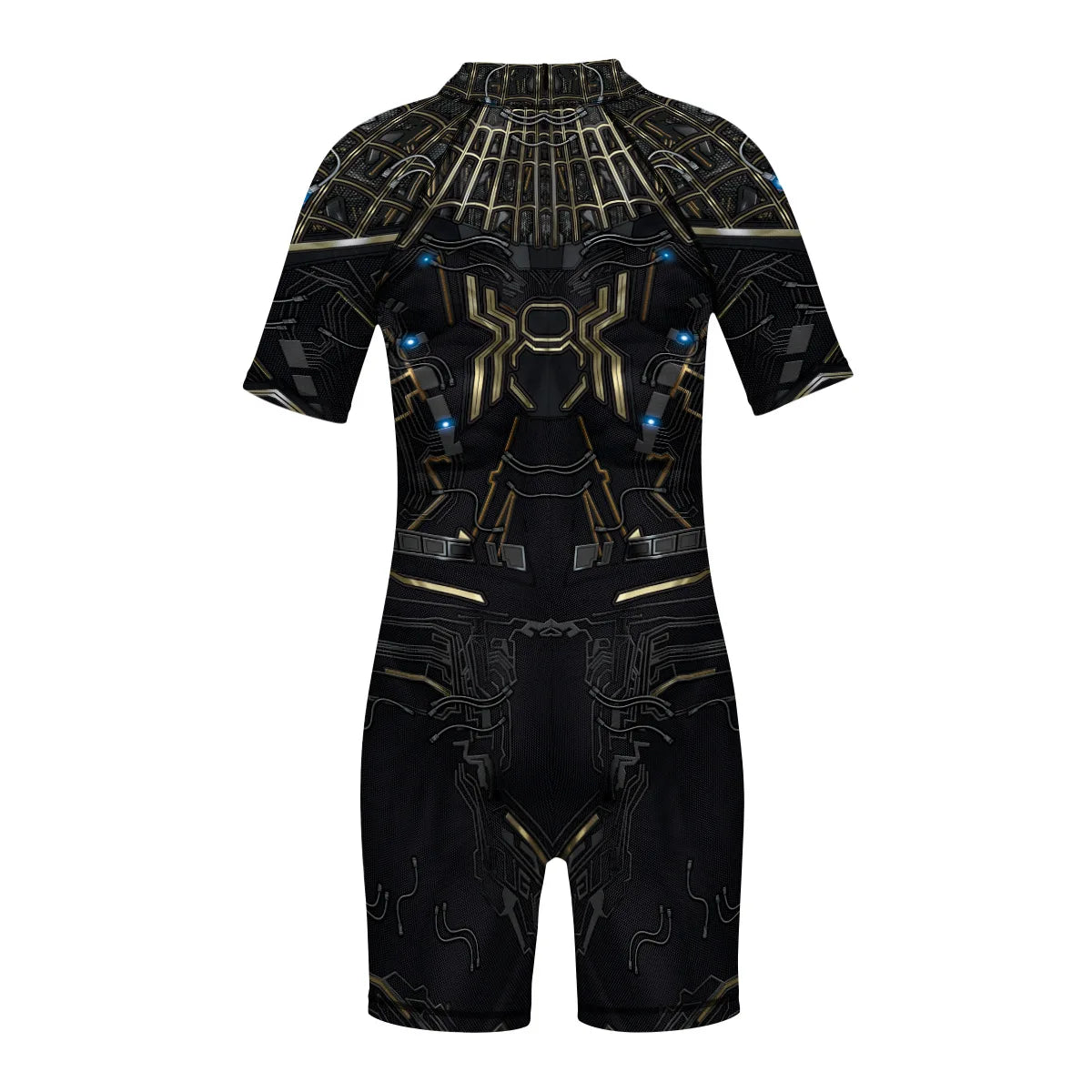 Children One Pieces Swimsuit Superhero 3D Print Playsuit Child Short Sleeve Swimwear Beach Bathing Suit Swim Wear For Boys Girls