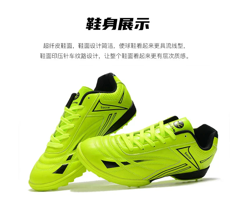 Hot Selling Youth Professional Long Nail Soccer Shoes Men's Broken Nail Football Shoes Children's Student Training Shoes