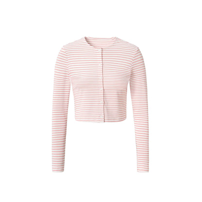 AP SS2026 Women's Dress Striped Cardigan and Dress Soft Three Color Options Fashionable Women's Outfit