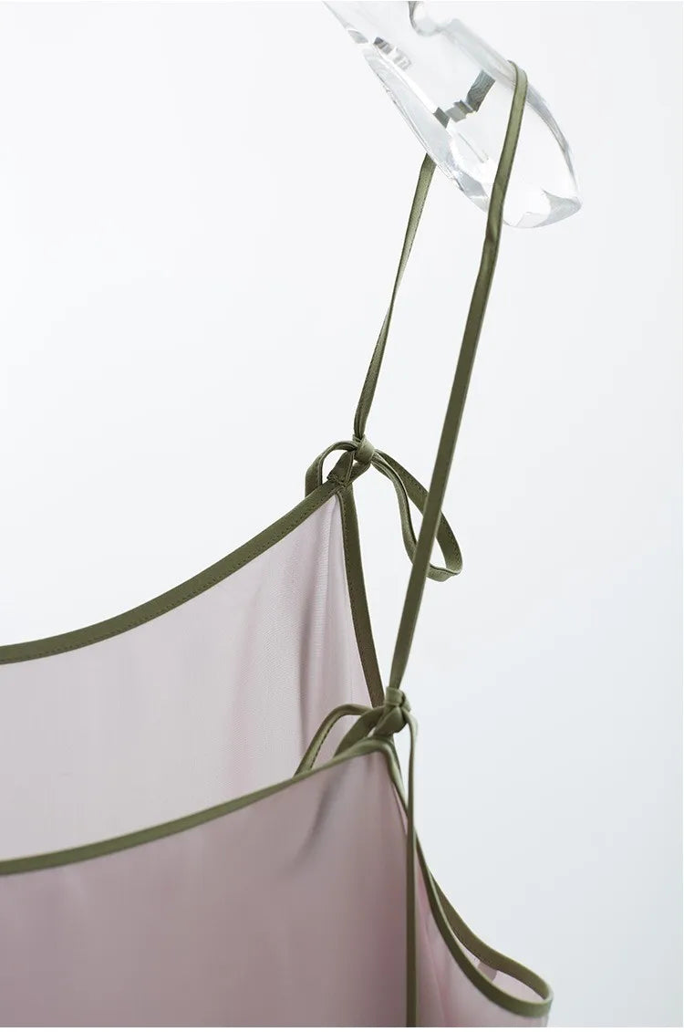 2026 Summer Women's 100% Mulberry Silk Satin Camisole with Adjustable Straps Loose Top