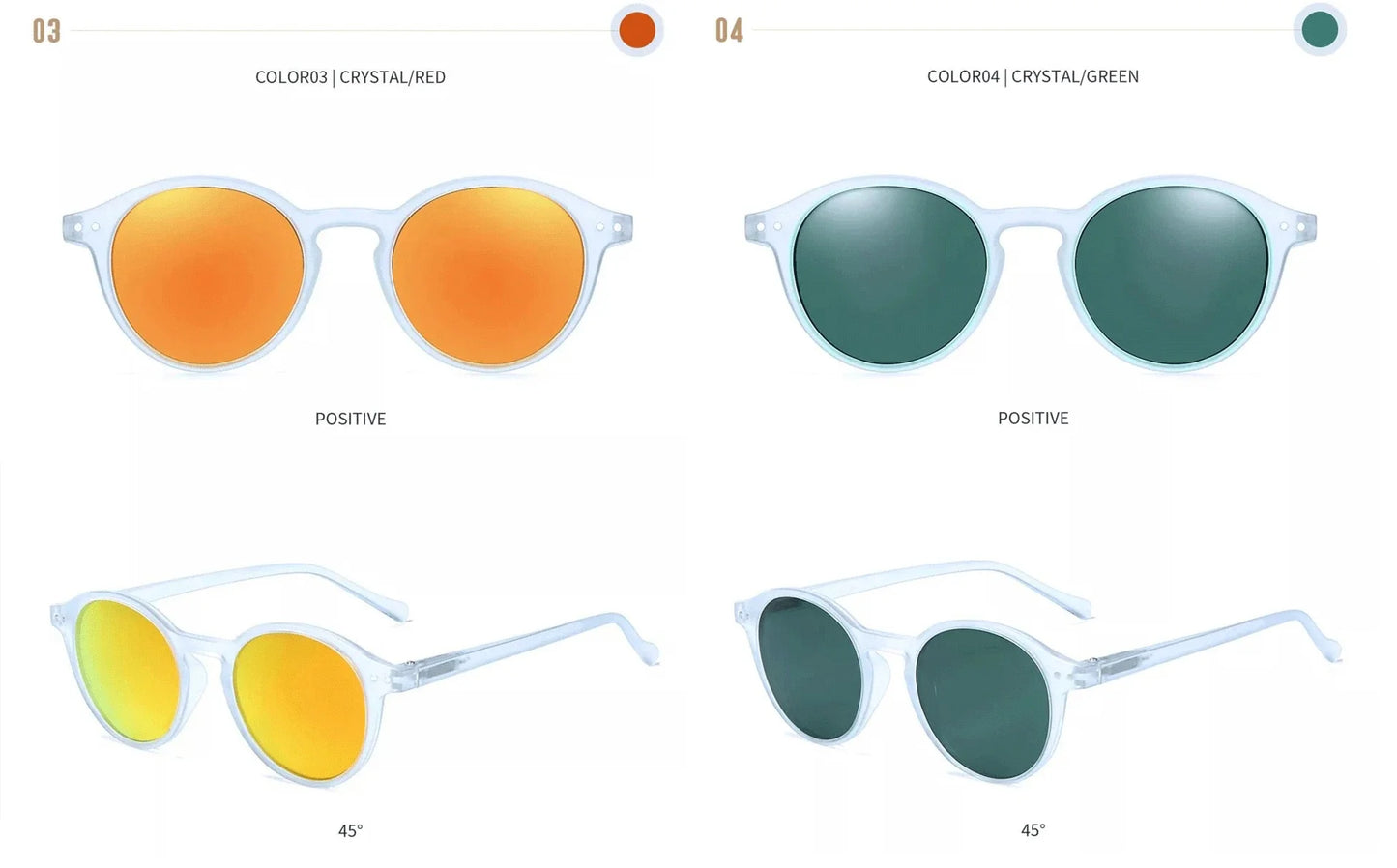 (S Size) Retro Circular Polarized Sunglasses 2026 2025 Men Women Vintage Small Round Sun Glasses UV400 Goggles Shades