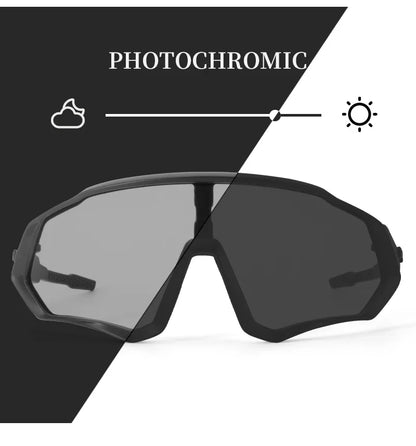 Photochromic Cycling Glasses Bicycle for Outdoor Sports Sunglasses MTB Road Goggles Bike Eyewear Men Women Cycl Equipment
