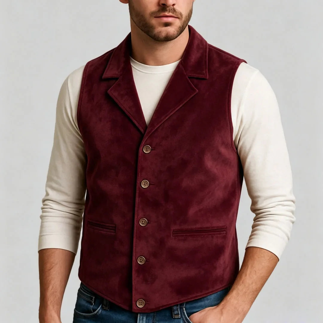 Men Vest Orange Velvet Single Breasted Lapel Waistcoat For Wedding Banquet Party Business Work Office Casual Daily Men Suit Vest
