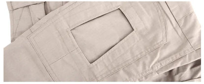Men's Fashion Outdoor Hiking Overalls Pants Camouflage Tactical Pants Hunting Uniform Fighting Multi-Pocket Trousers