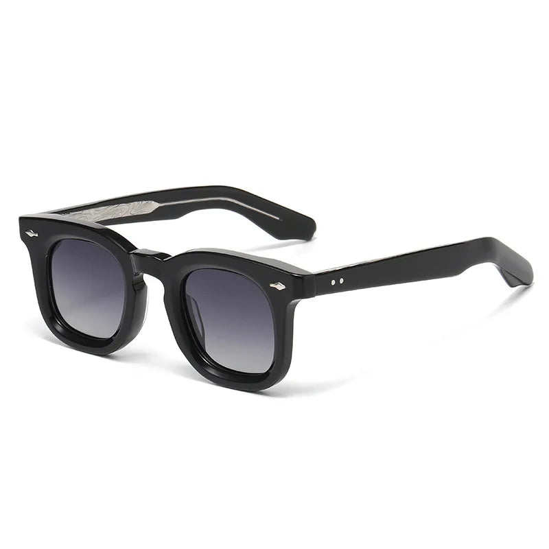 2025 Fashion Retro Handmade Acetate Women Polarized Sunglasses Outdoors UV Protection Men Sunglasses Support Prescription Lenses
