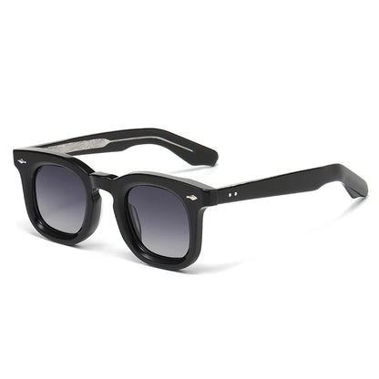 2025 Fashion Retro Handmade Acetate Women Polarized Sunglasses Outdoors UV Protection Men Sunglasses Support Prescription Lenses