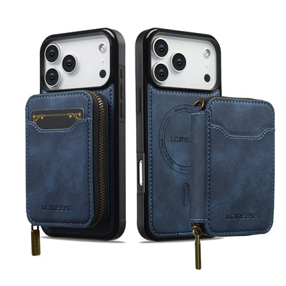 Detachable Magnetic Wallet Leather Phone Case for IPhone 17 Pro Max Air 16 Plus 15 14 13 12 11 Pro 16E Anti-Theft Brush Cover