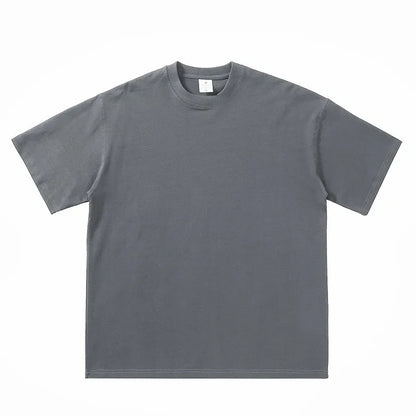 2025 Summer Men and Women T-shirt Cotton Solid Tshirts Oversized Short Sleeve T Shirt Fashion Soft White Black Tee Clothing Tops