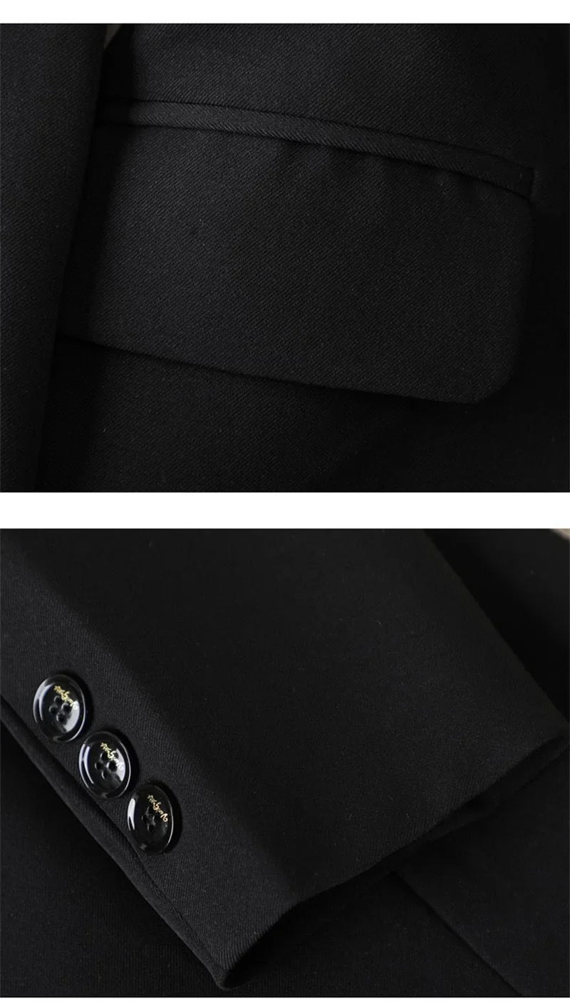 2024 New Green Blazer Women Formal Coat Female Long Sleeve Single Button Straight Jacket Office Ladies Work Wear Blazer Tops 4XL