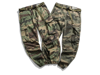 Spring Autumn Streetwear American Casual High Quality Camouflage Cargo Pants Men Clothing Harajuku Tactical Jogging Trousers