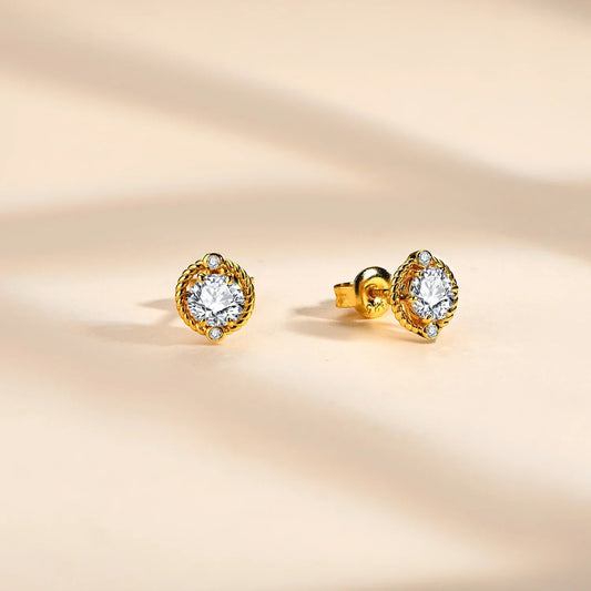 Fashion D Color Moissanite Earrings Real 925 Sterling Silver Passed the Diamond Tester Earrings for Women for Gilft New