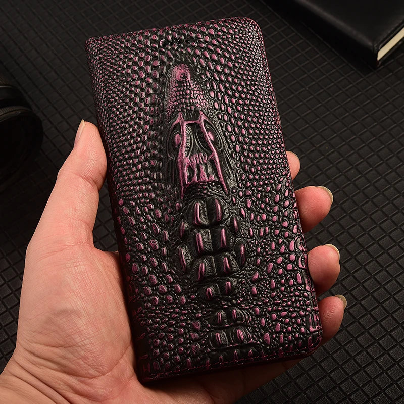 Luxury Genuine Leather Case for iPhone 17 AIR 16 E 15 14 13 12 11 Pro Max Plus Mini flip Magnetic slot Wallet Cover coque.