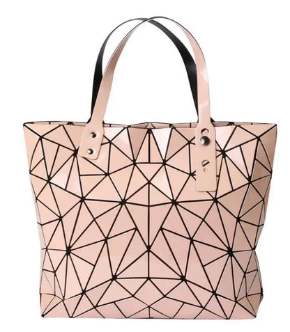 Women Bag Hot Sale 2026 Female Tote Shoulder Bag New Luxury Handbags Woman Bags Designer Geometry Hologram Top-Handle Bag