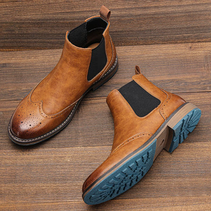 Size 8~13 Men Boots Fashion Brand Comfortable Ankle Boots For Men