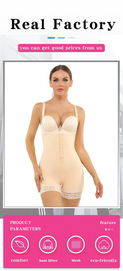 New Arrival High Compression Fajas Abdominal Board Post Surgery  Strapless Figure Corrector Tummy Control  Waist Body Shapewear