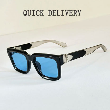 Millionaire Square Sunglass Men Vintage Luxury Sunglasses 2025 Trendy Fashion Glasses Gafas De Sol Hombre Lunette Soleil Femme