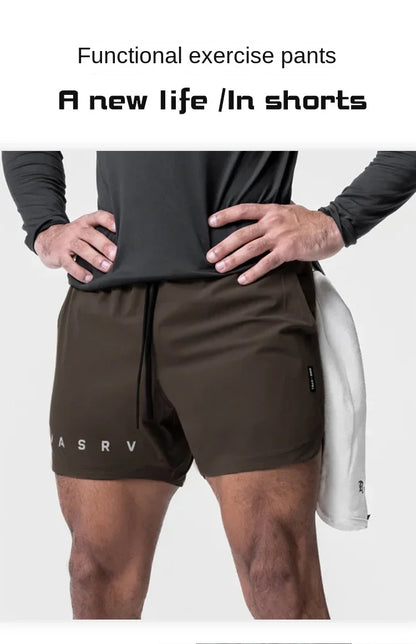 Men's Summer Quick Dry Basketball Casual Shorts Running Sports Gym Fitness Bodybuilding Jogger Short Pants Sweatpants Male