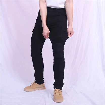 Motorcycle Jeans Pantalones Motocicleta Hombre Featherbed Jeans Standard Version Car Ride Trousers Pant Summer Riding