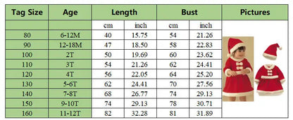 2025 Baby Girl Boy Christmas Costumes Red Santa Claus Suit Festival Halloween Cosplay Sets Christmas Baby Clothes