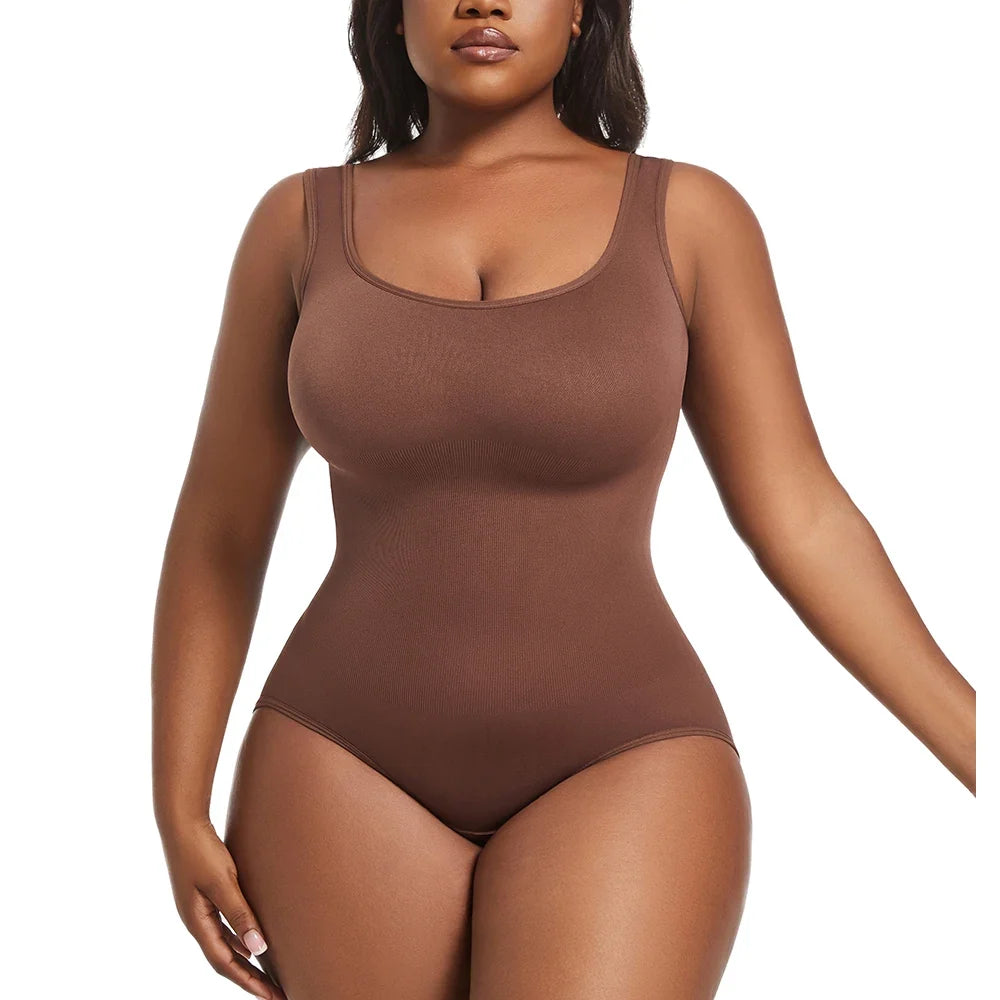 Plus Size Women's Briefs Bodysuit Butt Lifter Wide Shoulder Straps Shapewear Smooth Body Tummy Control Body Shaper XL-5XL New in
