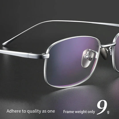 Ultra-light Women's Small Frame Geometric Design Men's Anti-blue Light Glasses Can Be Customized Prescription 8027